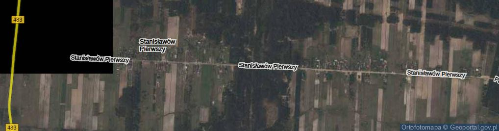 Zdjęcie satelitarne Stanisławów Pierwszy ul.